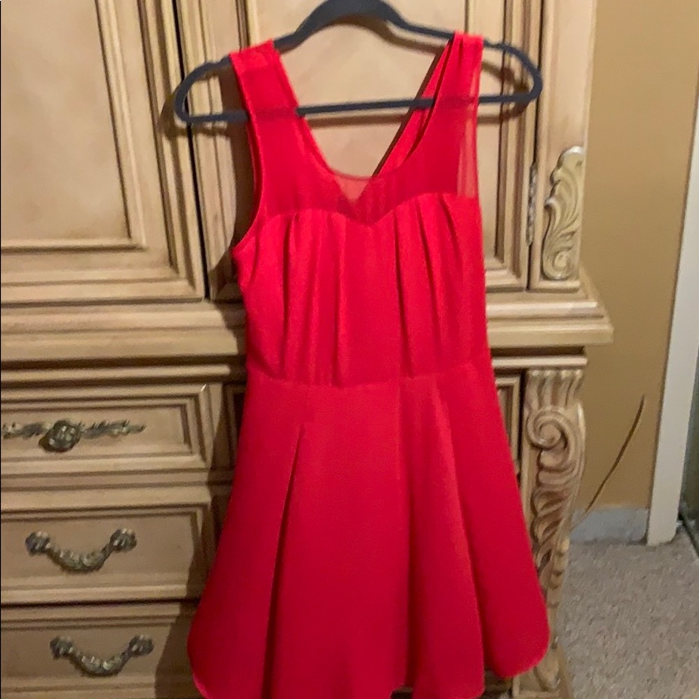 Red dress